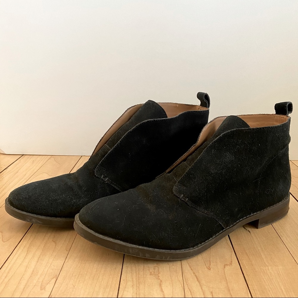 Franco Sarto Black Ankle Boots - 10